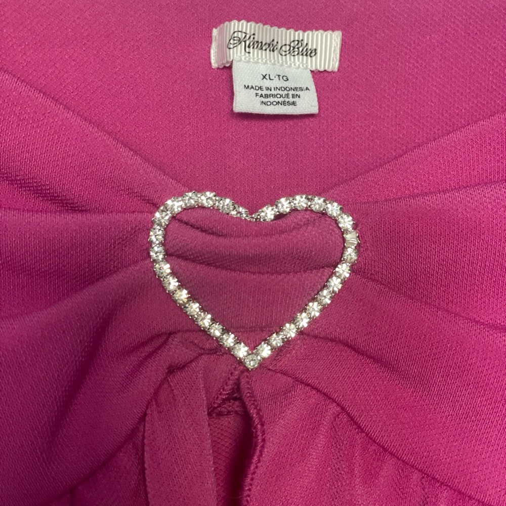 UO Heart Embellishment Tube Top